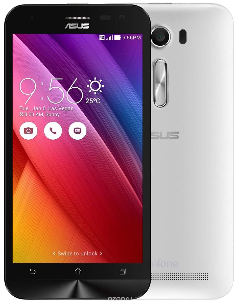 ASUS ZenFone 2 Laser ZE500KL 8GB, White (90AZ00E2-M01140)