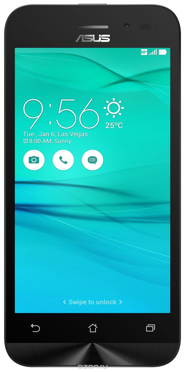 ASUS ZenFone Go ZB452KG, Black (90AX0141-M01130)