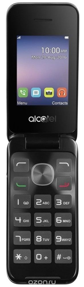 Alcatel OT-2051D, Black Metal Silver