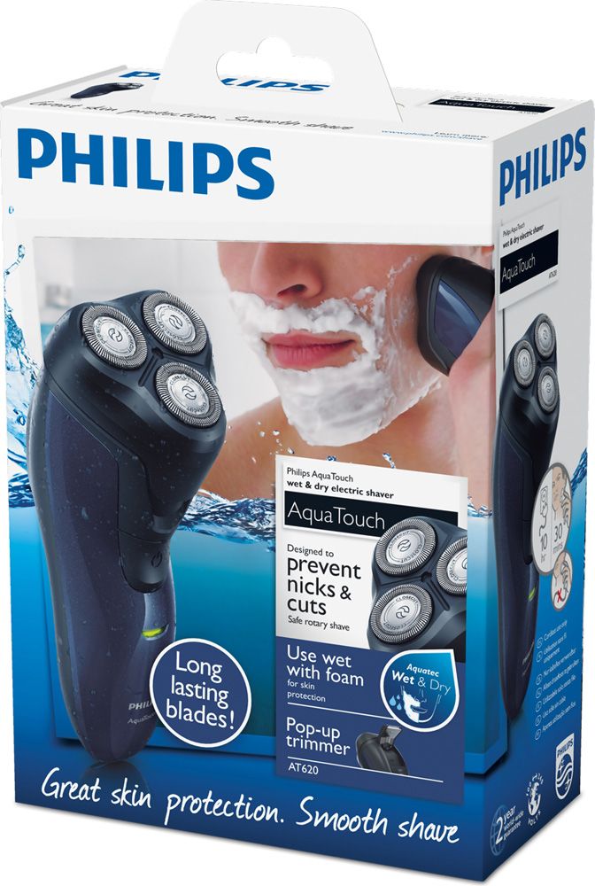 Philips AquaTouch AT620/14, Black Dark Blue 